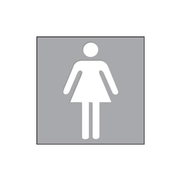 Accuform 3 in W x 3 in H, Engraved Plastic PSG309GY - main